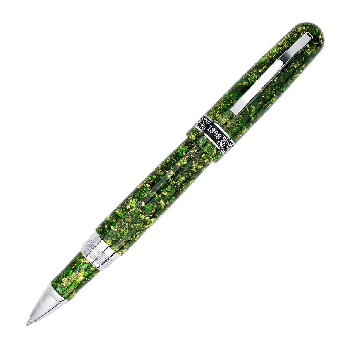 Conklin 1898 Solaris Collection Rollerball - Green with Chrome Trim (Limited Edition)