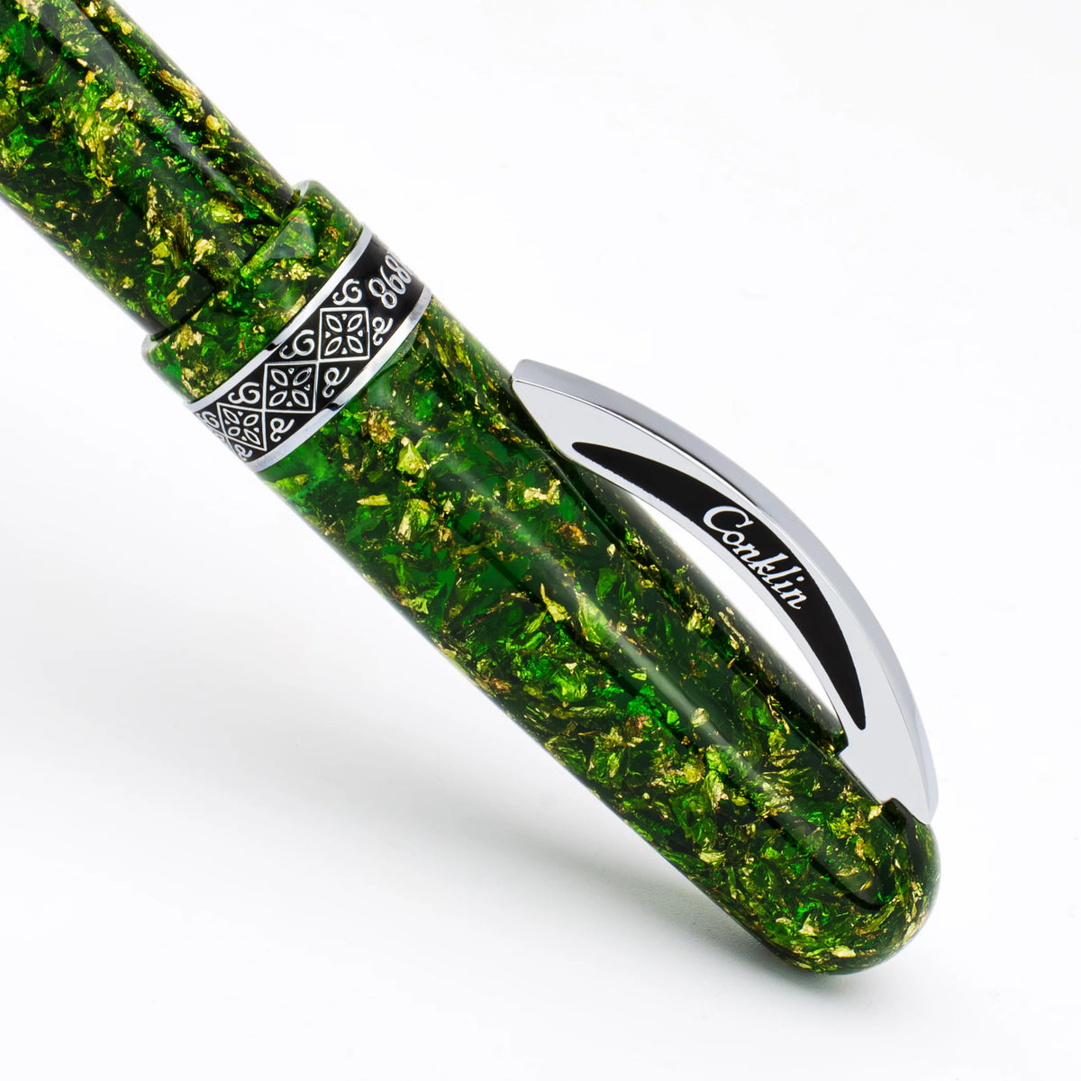 Conklin 1898 Solaris Collection Ballpoint - Green with Chrome Trim (Limited Edition)