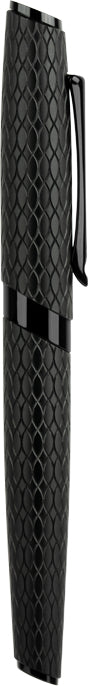 Diplomat Cobra Fountain Pen - Black Guilloche