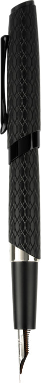 Diplomat Cobra Fountain Pen - Black Guilloche