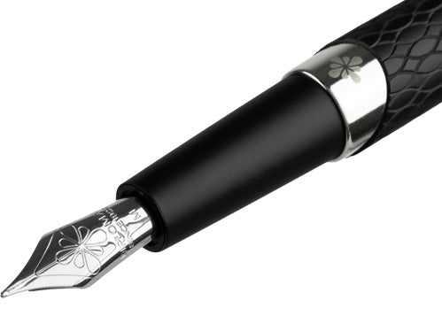 Diplomat Cobra Fountain Pen - Black Guilloche
