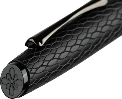 Diplomat Cobra Fountain Pen - Black Guilloche