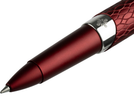 Diplomat Cobra Rollerball - Burgundy Guilloche