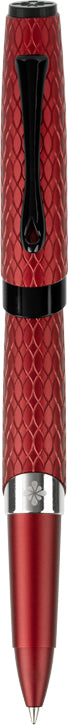Diplomat Cobra Rollerball - Burgundy Guilloche