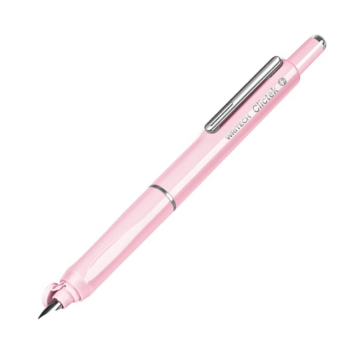 Writech Clictek Retractable Fountain Pen - Pink
