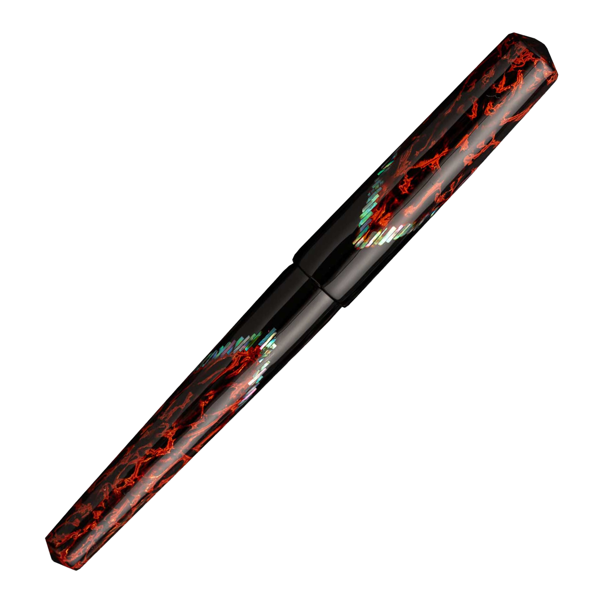ConCoPens Traditional Vietnamese Lacquer Fountain Pen - Pyre