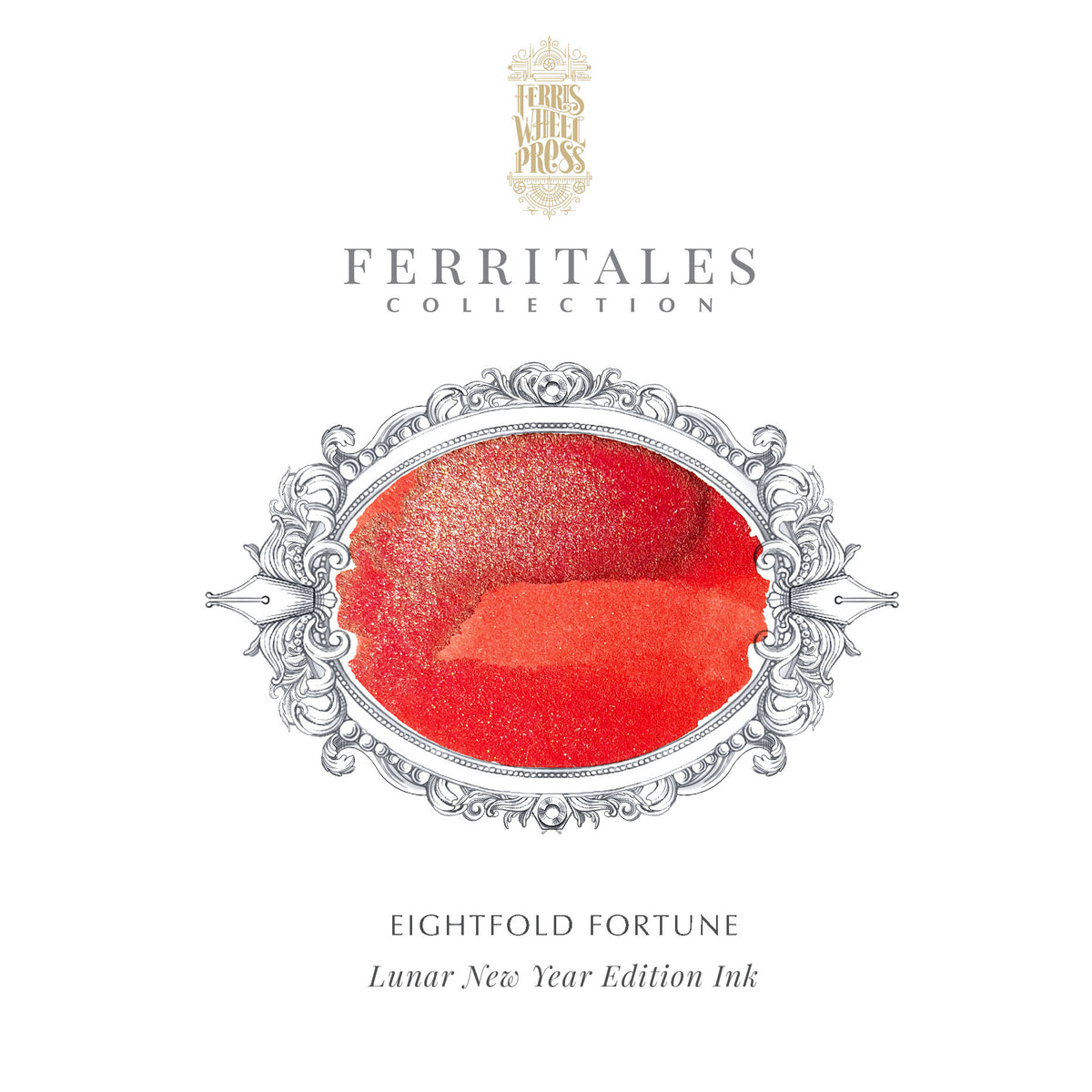 Ferris Wheel Press Fete Chinoise - Eightfold Fortune (20ml) Bottled Ink - 2026 Lunar New Year Edition