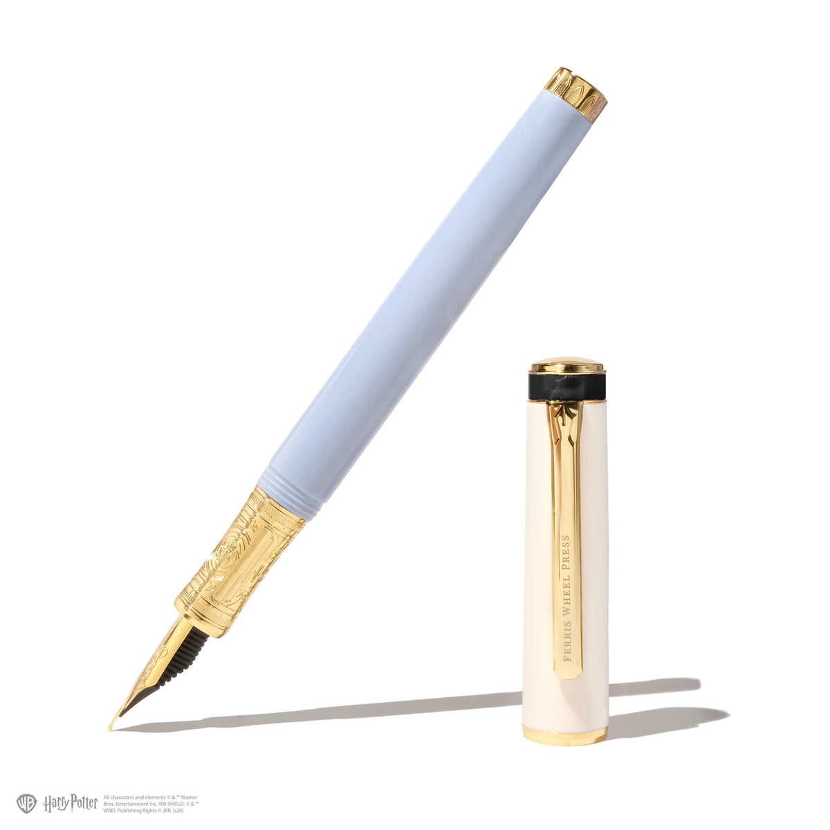Ferris Wheel Press The Masque Resin Fountain Pen & Ink Set - Blue