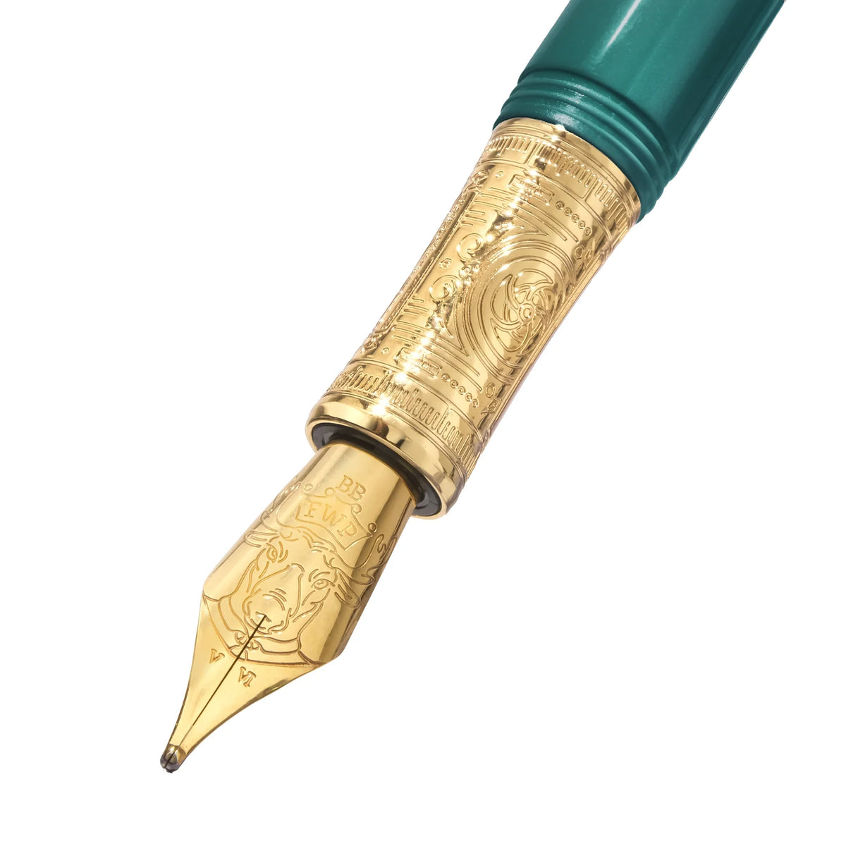 Ferris Wheel Press The Masque Resin Fountain Pen & Ink Set - Teal