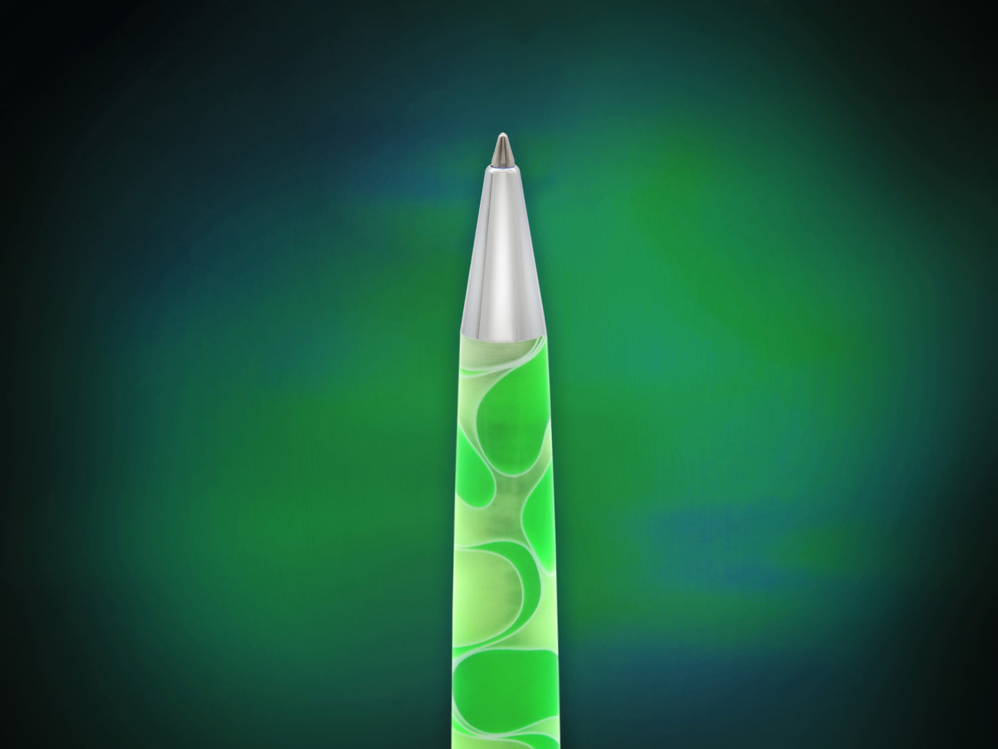 Retro 51 Tornado Rollerball - Acrylic Cosmic Swirl: Green & White