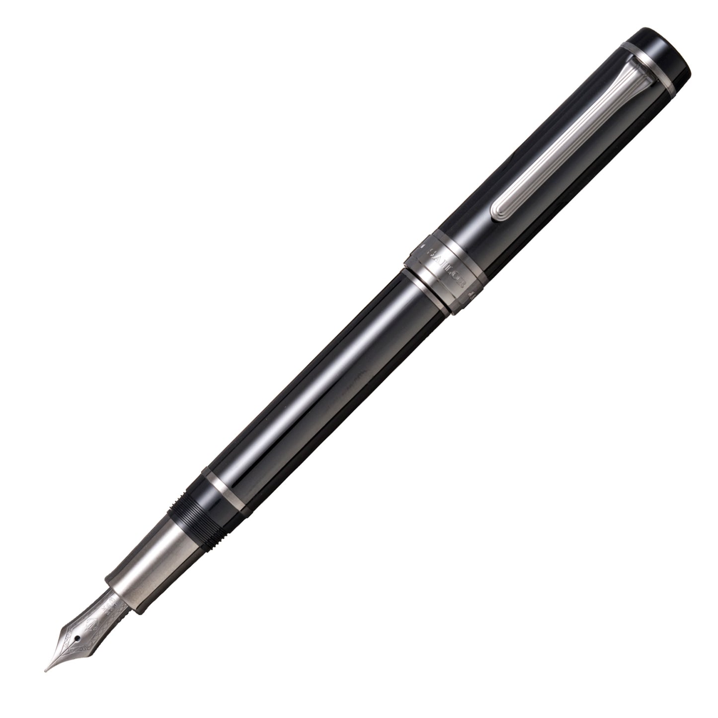 Sailor CYLINT Fountain Pen - Black Stainless Steel