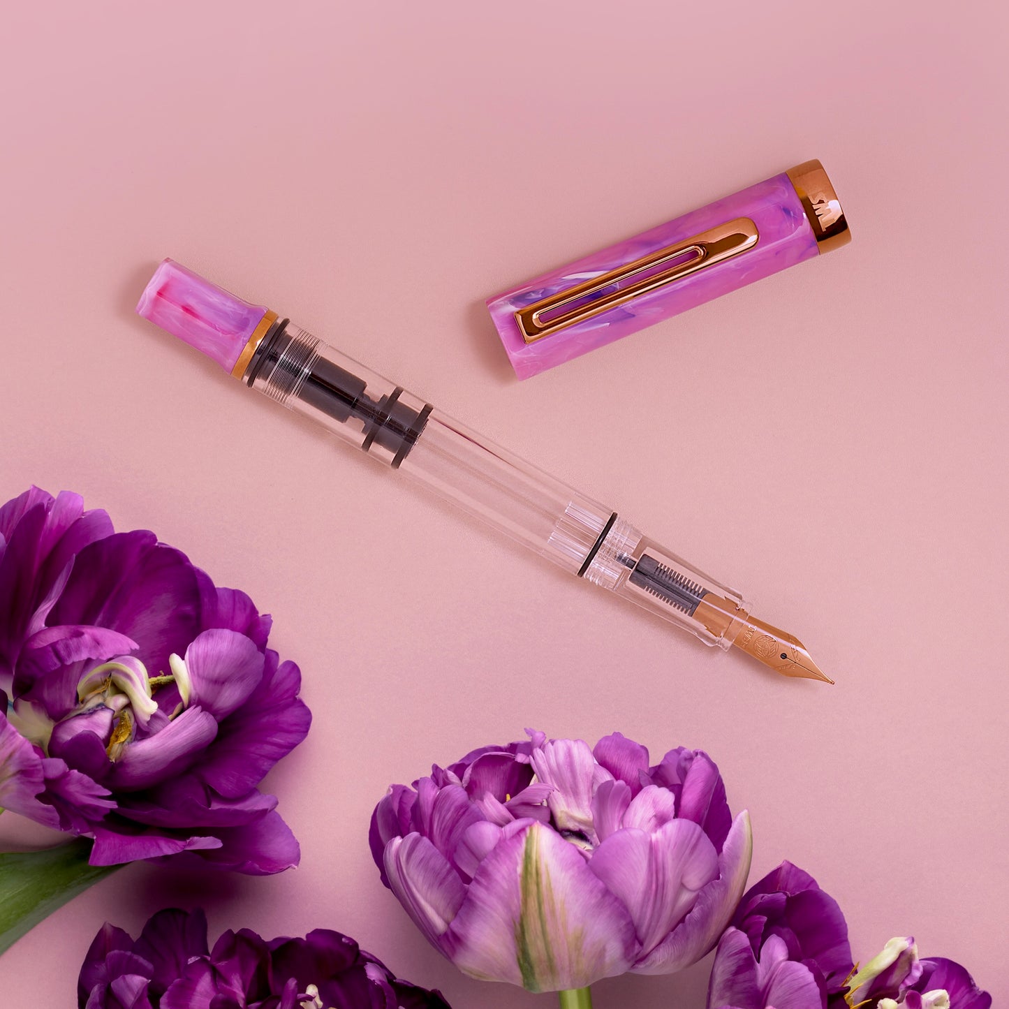 TWSBI ECO Fountain Pen - Fluorite Purple with Bronze Trim