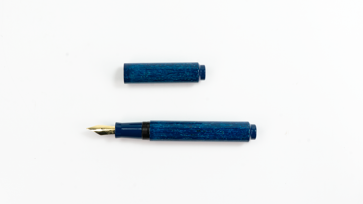 AP Limited Editions Urushi Lacquer Art 14K Fountain Pen - Midnight