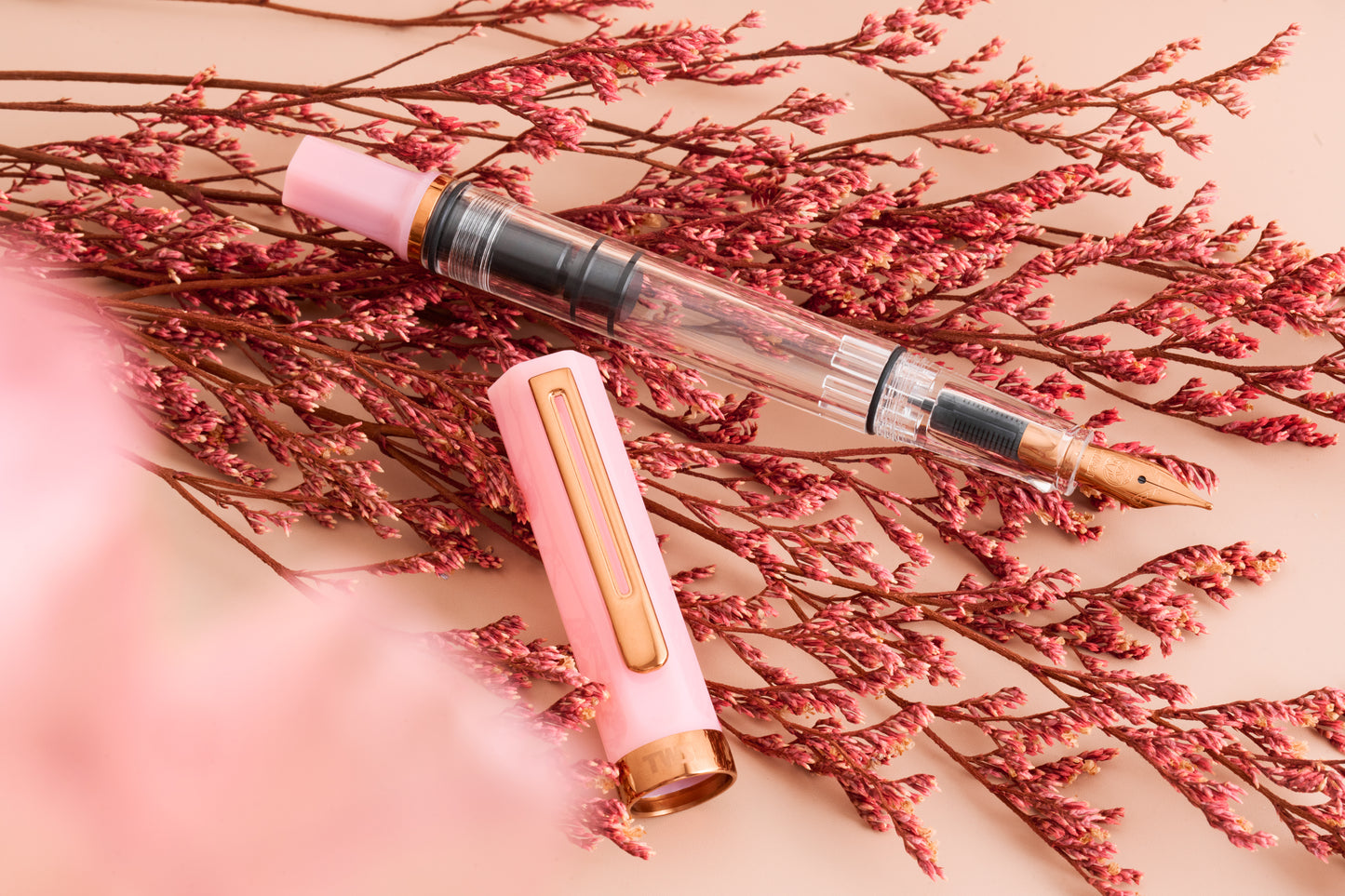 TWSBI ECO Fountain Pen - Pink Lemonade with Bronze Trim