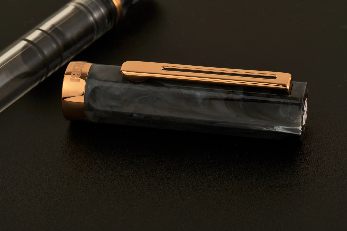 TWSBI ECO Fountain Pen  - Black Marble with Bronze Trim