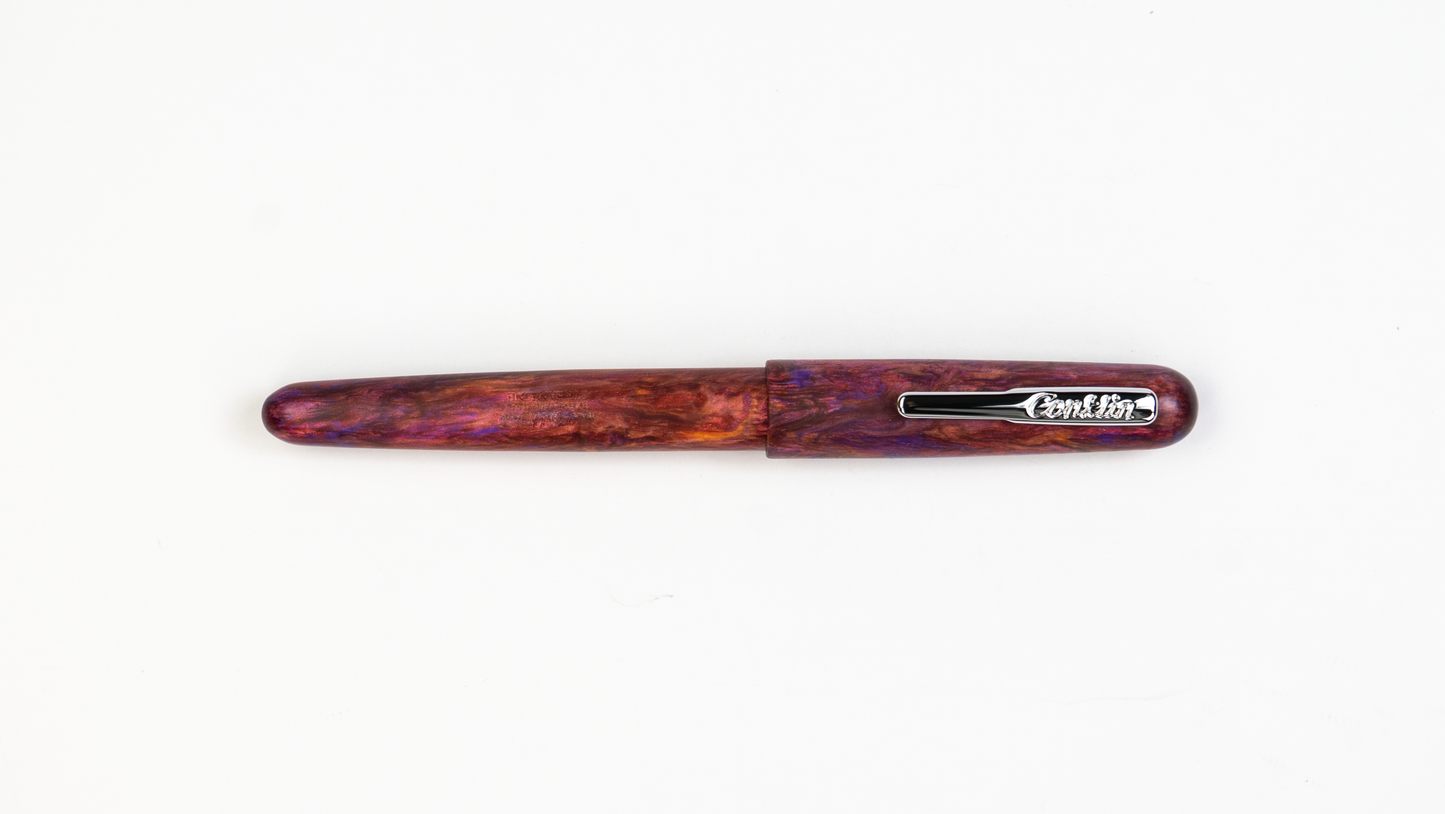 Conklin Streamline Fountain Pen - Matte: Sunset Medley with Chrome Trim (Limited Edition)