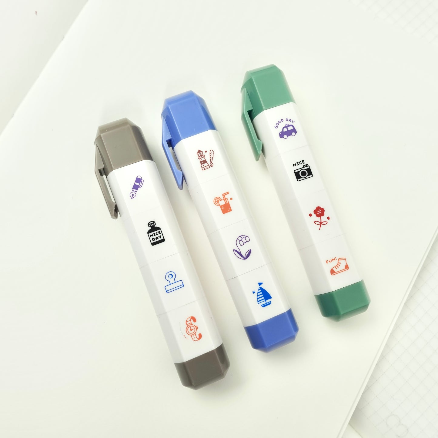 Eric Small Things x SANBY Self-Inking Schedule Icon Stamp - Work