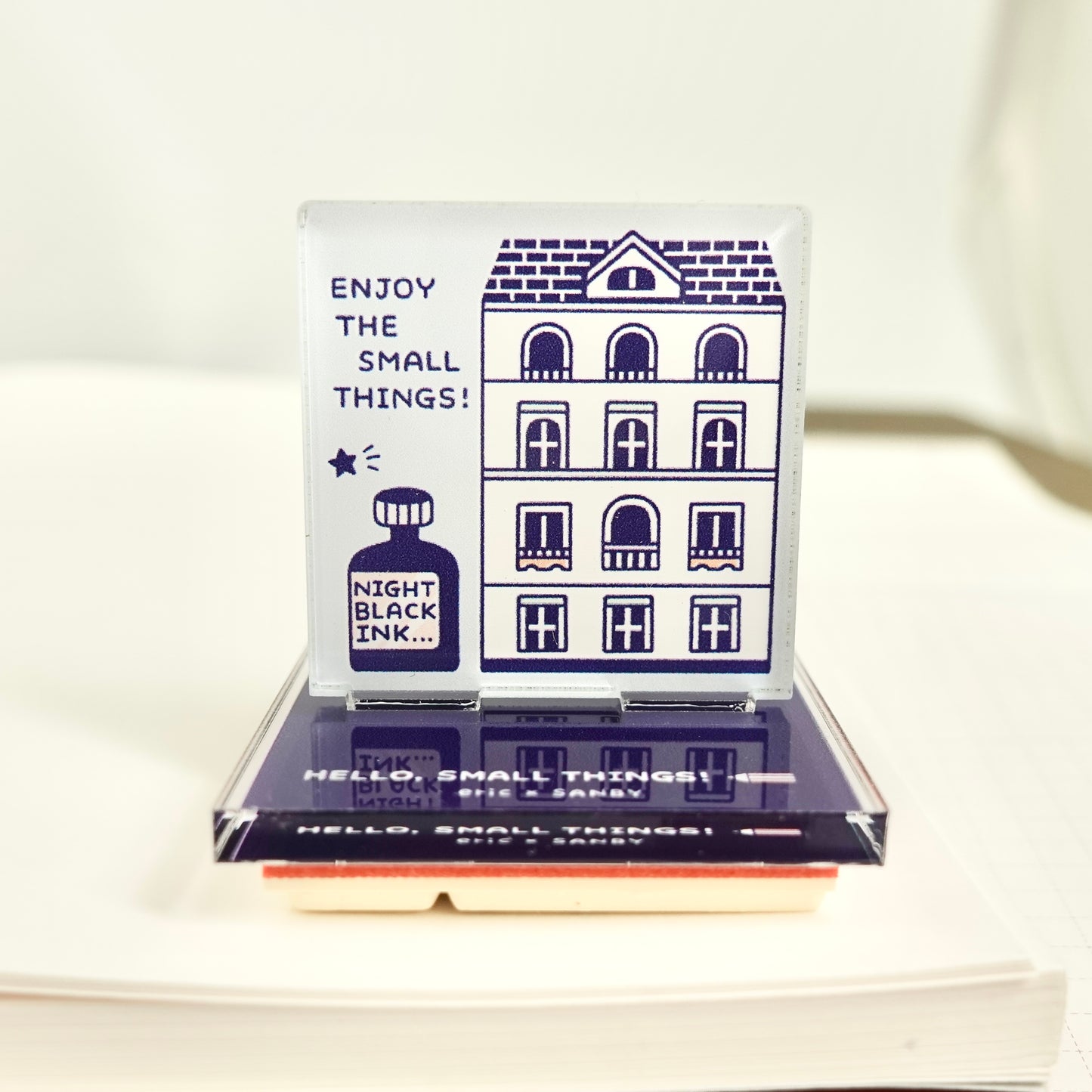 Eric Small Things x Sanby Acrylic Stand Stamp - Town