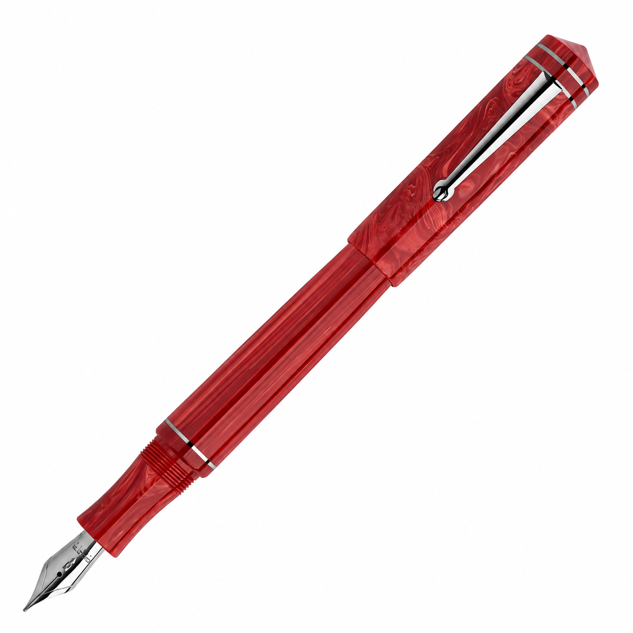 Delta Write Balance Fountain Pen - Red