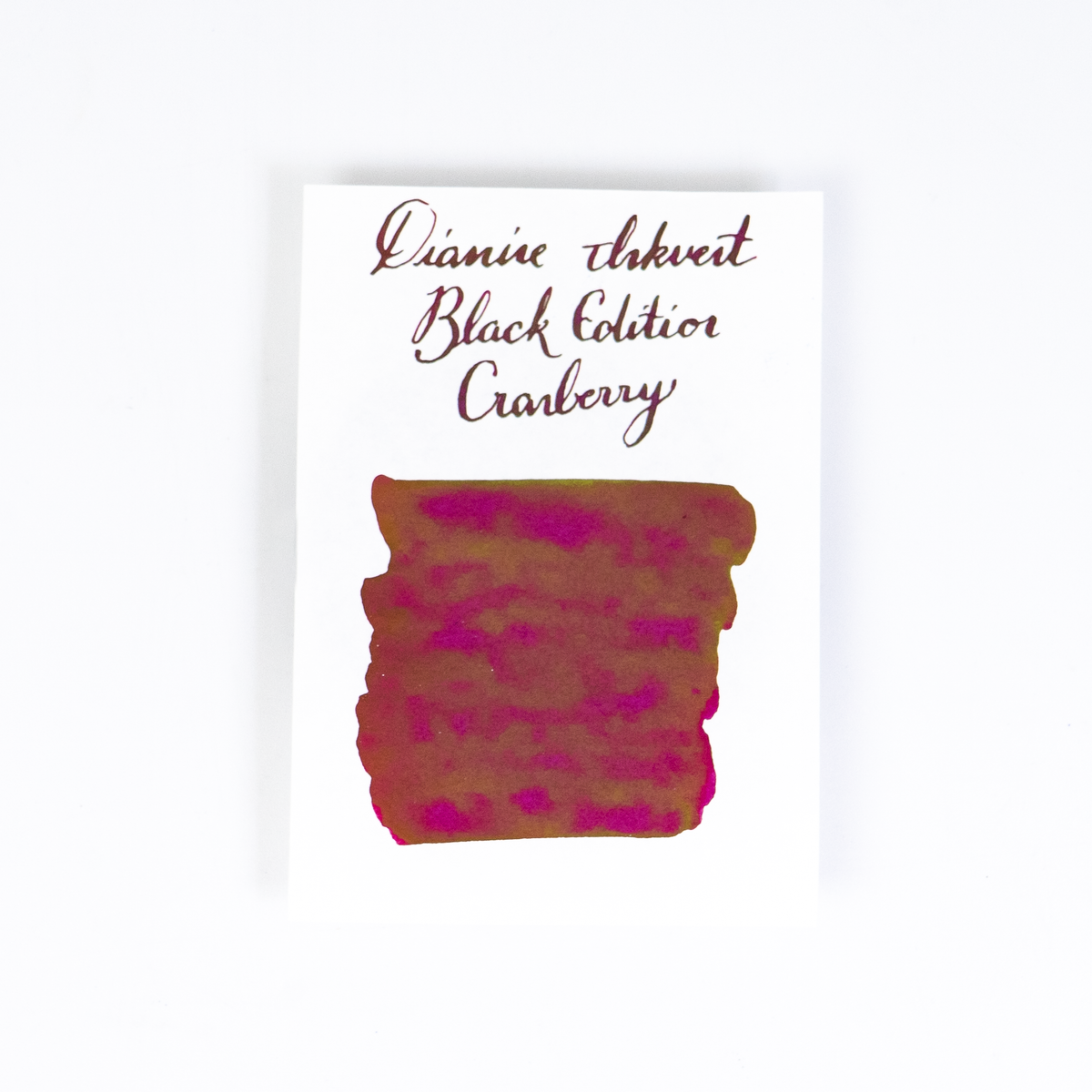 Diamine Cranberry (50ml) Bottled Ink (Standard) - Black Edition