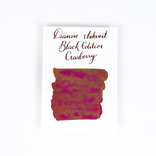 Diamine Cranberry (50ml) Bottled Ink (Standard) - Black Edition