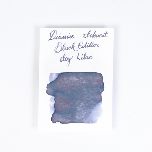 Diamine Icy Lilac (50ml) Bottled Ink (Shimmer) - Black Edition