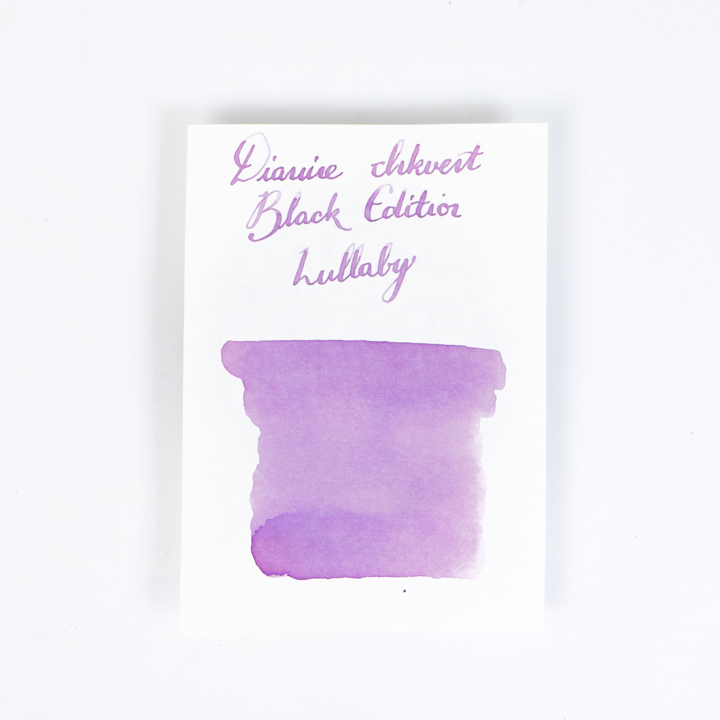 Diamine Lullaby (50ml) Bottled Ink (Standard) - Black Edition