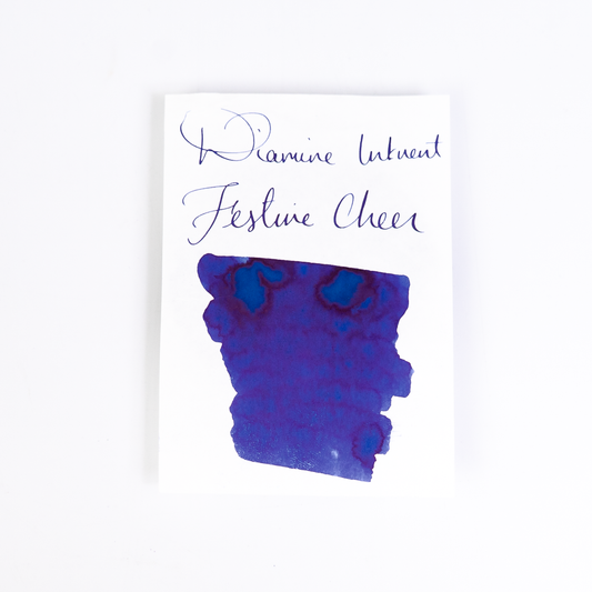 Diamine Festive Cheer (50ml) Bottled Ink (Sheening) - Blue Edition