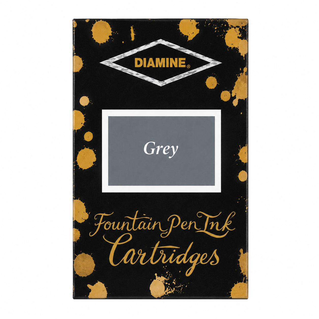 Diamine Grey Ink Cartridges (Set of 18)