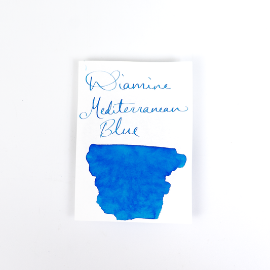 Diamine Mediterranean Blue Ink Cartridges (Set of 18)