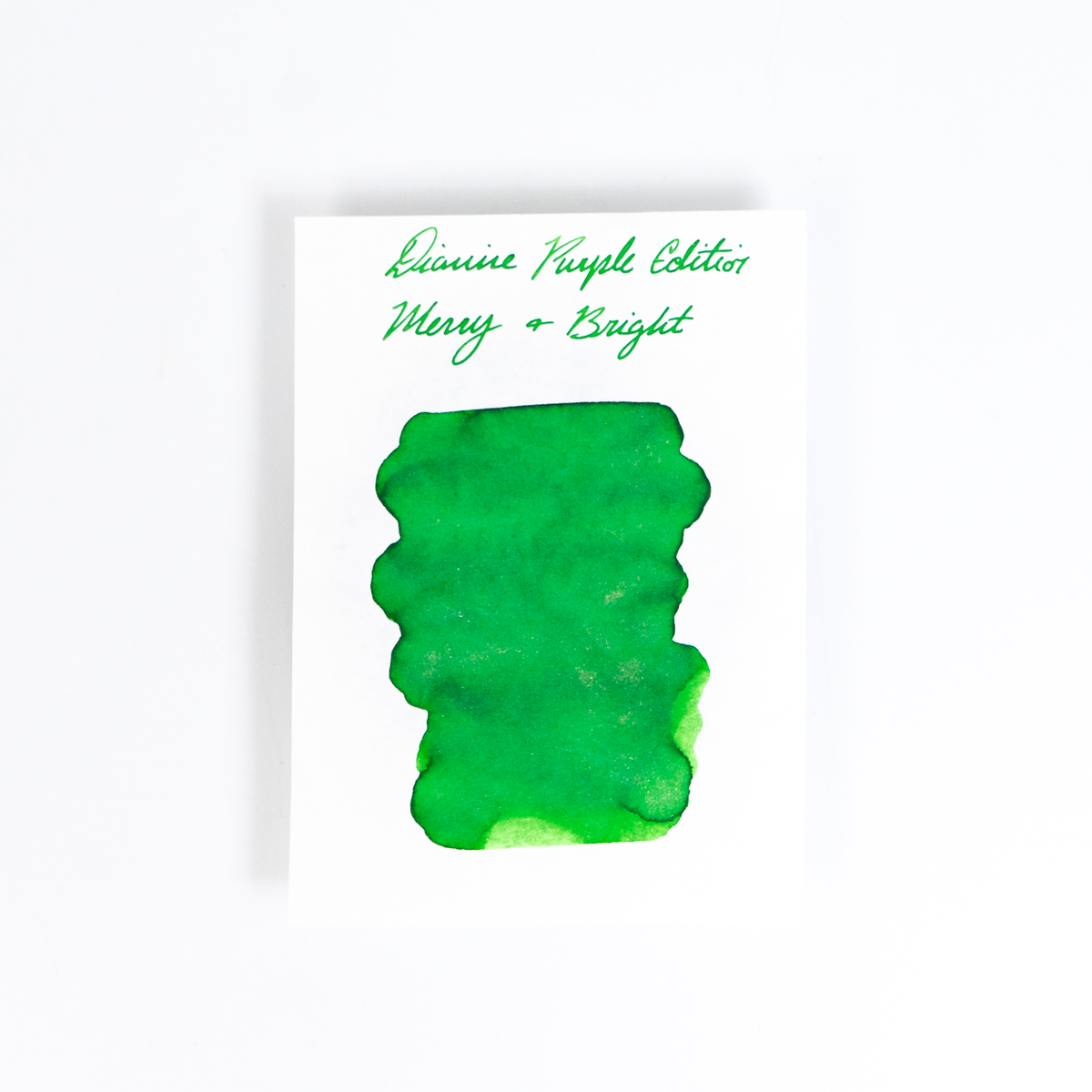 Diamine Merry & Bright (50ml) Bottled Ink (Shimmer) - Purple Edition