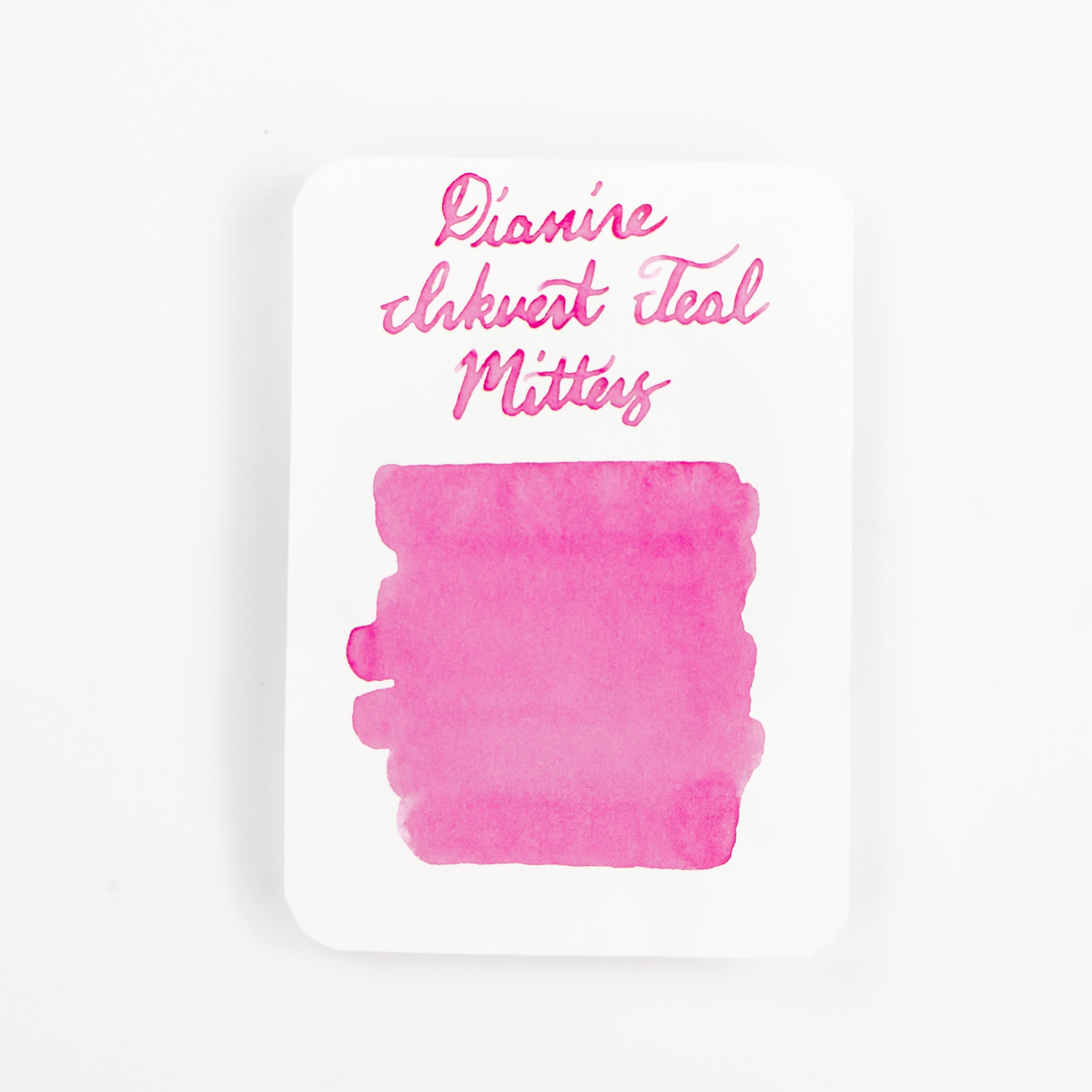 Diamine Mittens (50ml) Bottled Ink (Pigment) - Teal Edition
