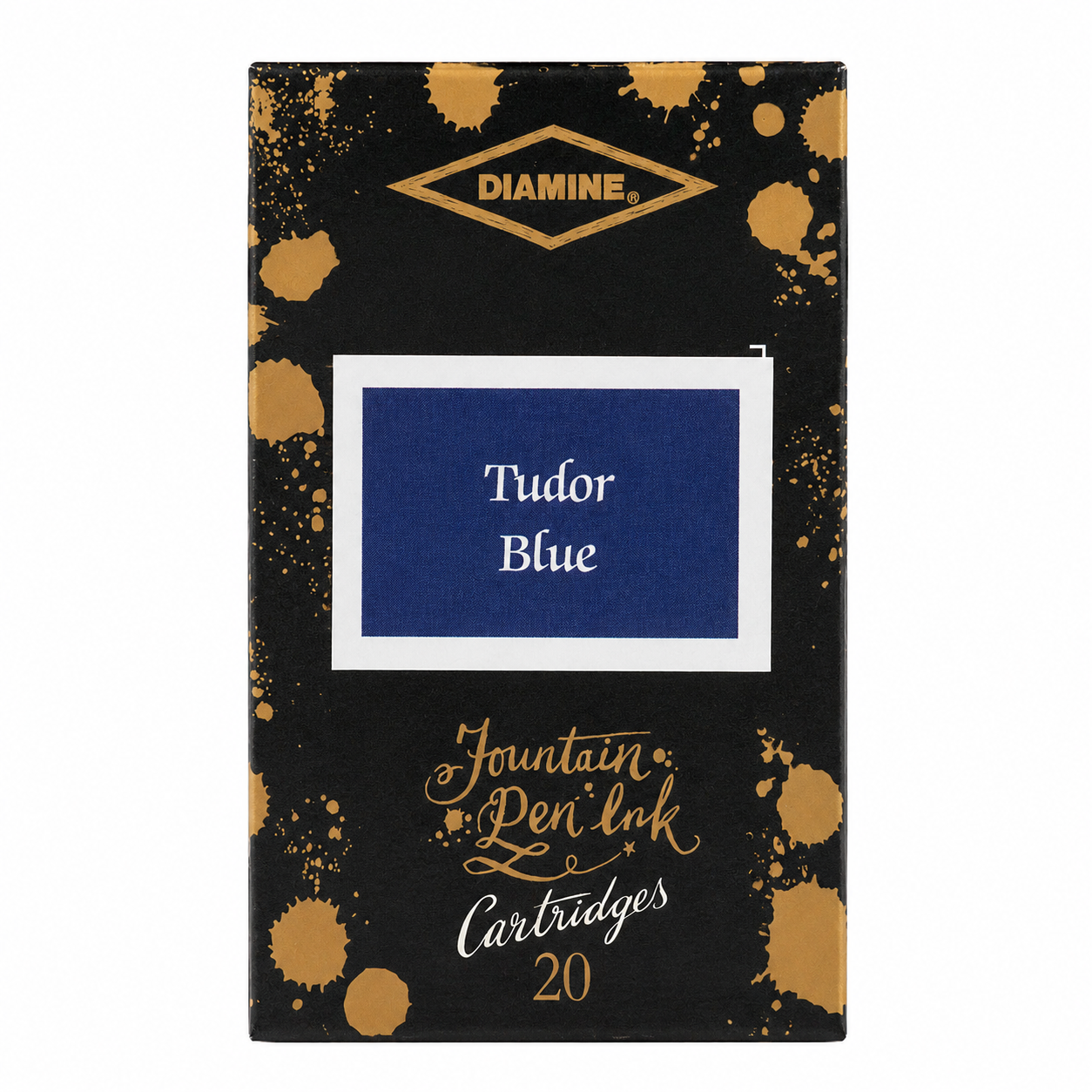 Diamine Tudor Blue Ink Cartridges (Set of 20) - 150th Anniversary