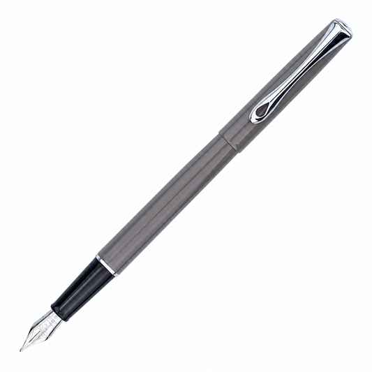 Diplomat Traveller Fountain Pen - Taupe Grey
