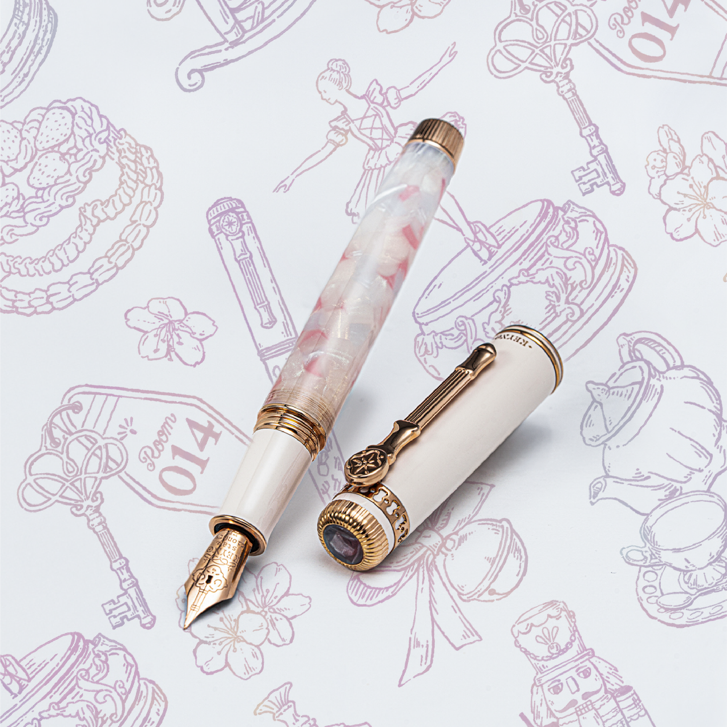 Dominant Industry Keyno Fountain Pen - No. 014 Cherishment