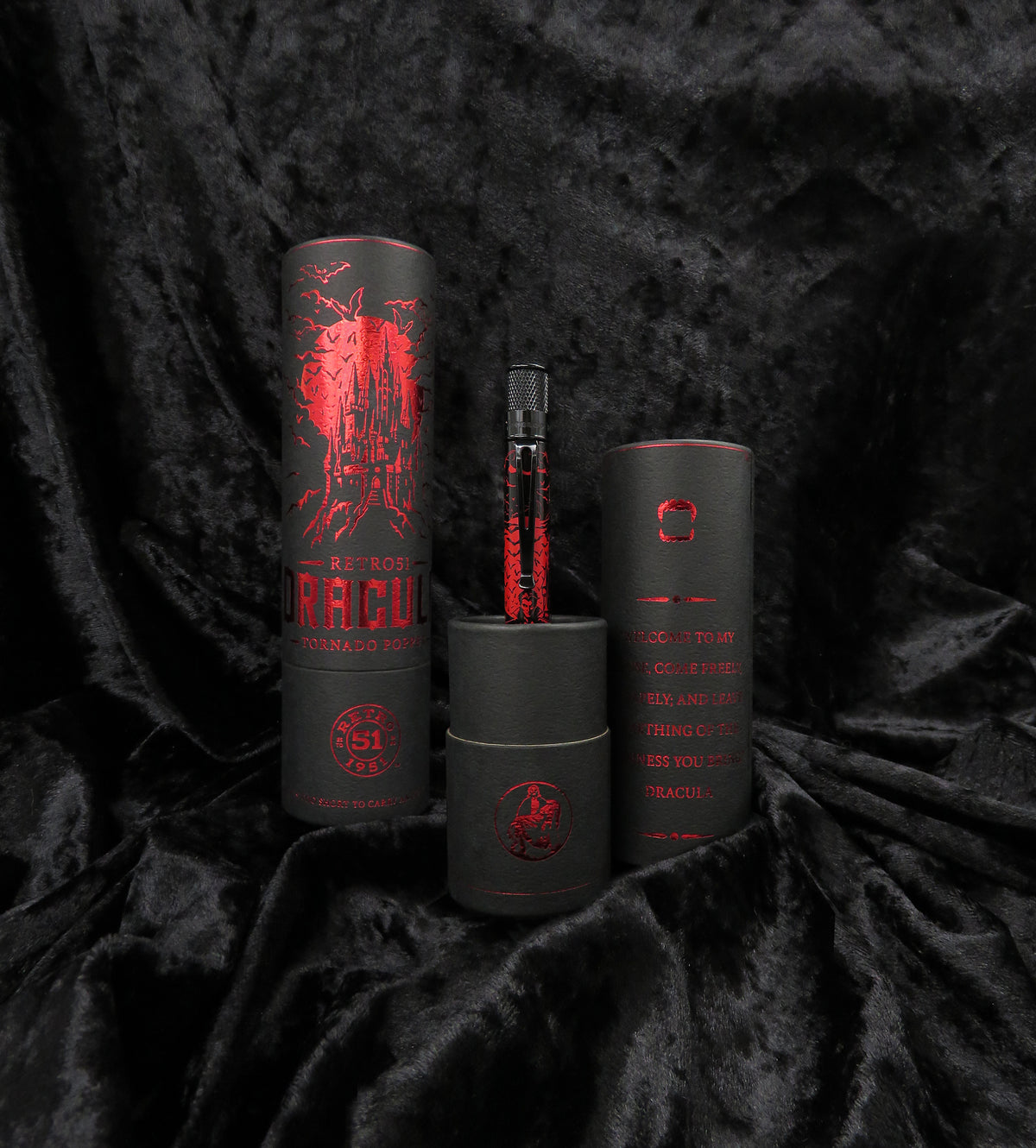 Retro 51 Collection Tornado Popper Rollerball - Dracula