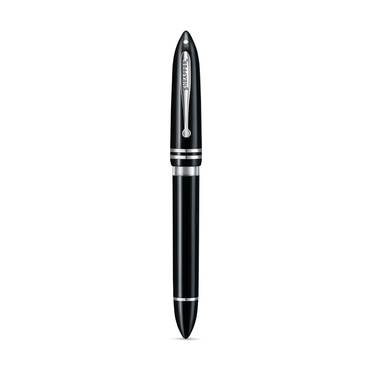 Sheaffer Balance III E892 Fountain Pen - Glossy Black with Chrome Trim