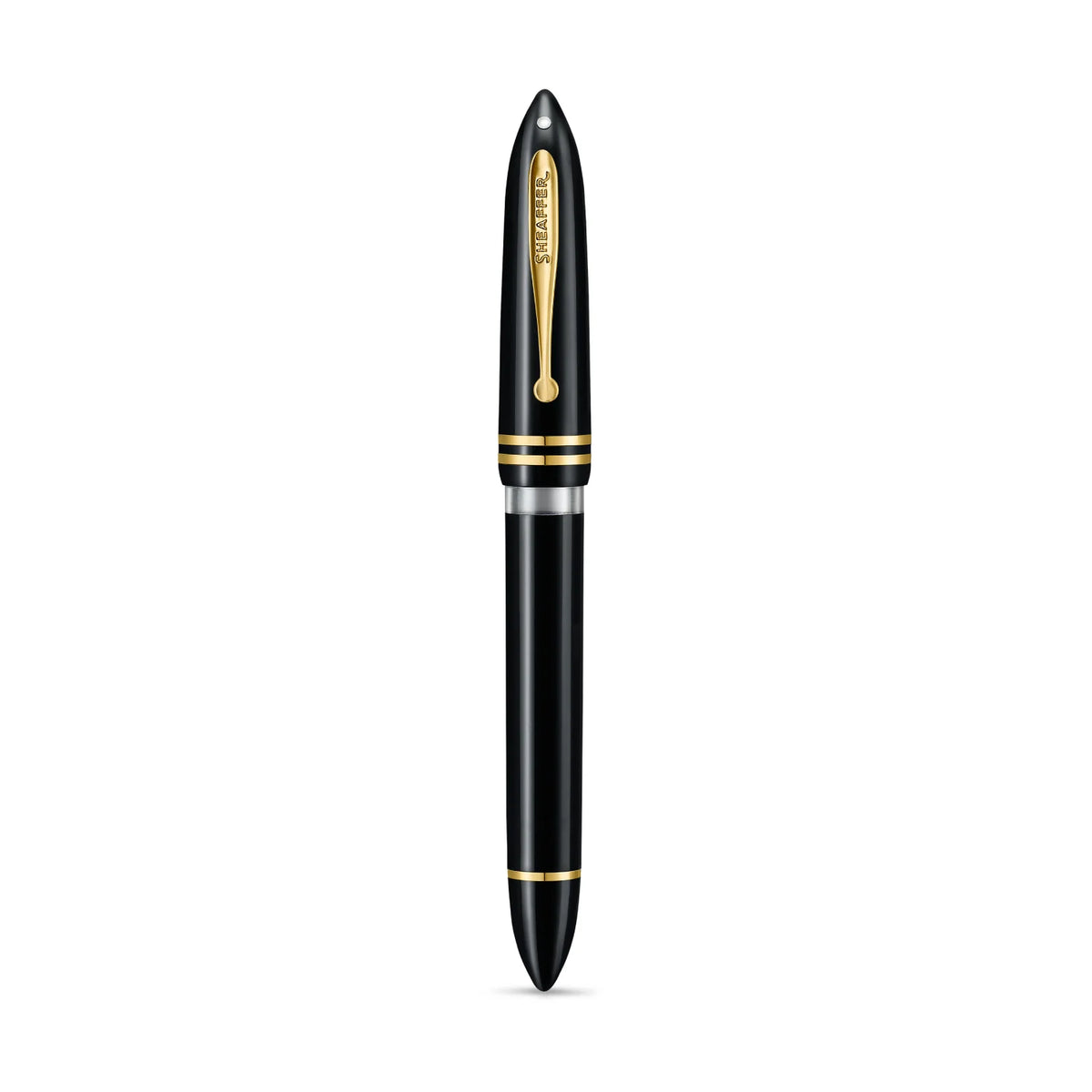 Sheaffer Balance III E892 Fountain Pen - Glossy Black with Chrome Trim