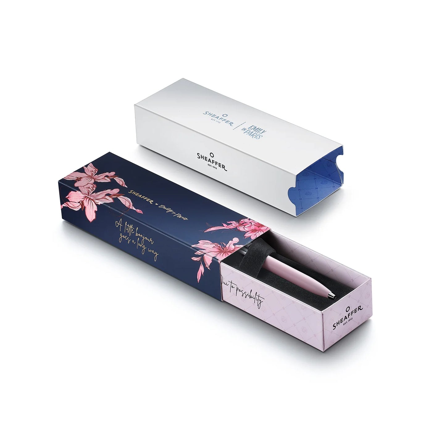 Sheaffer Sentinel Emily in Paris Ballpoint - Pink with Bow-Shaped Emblem