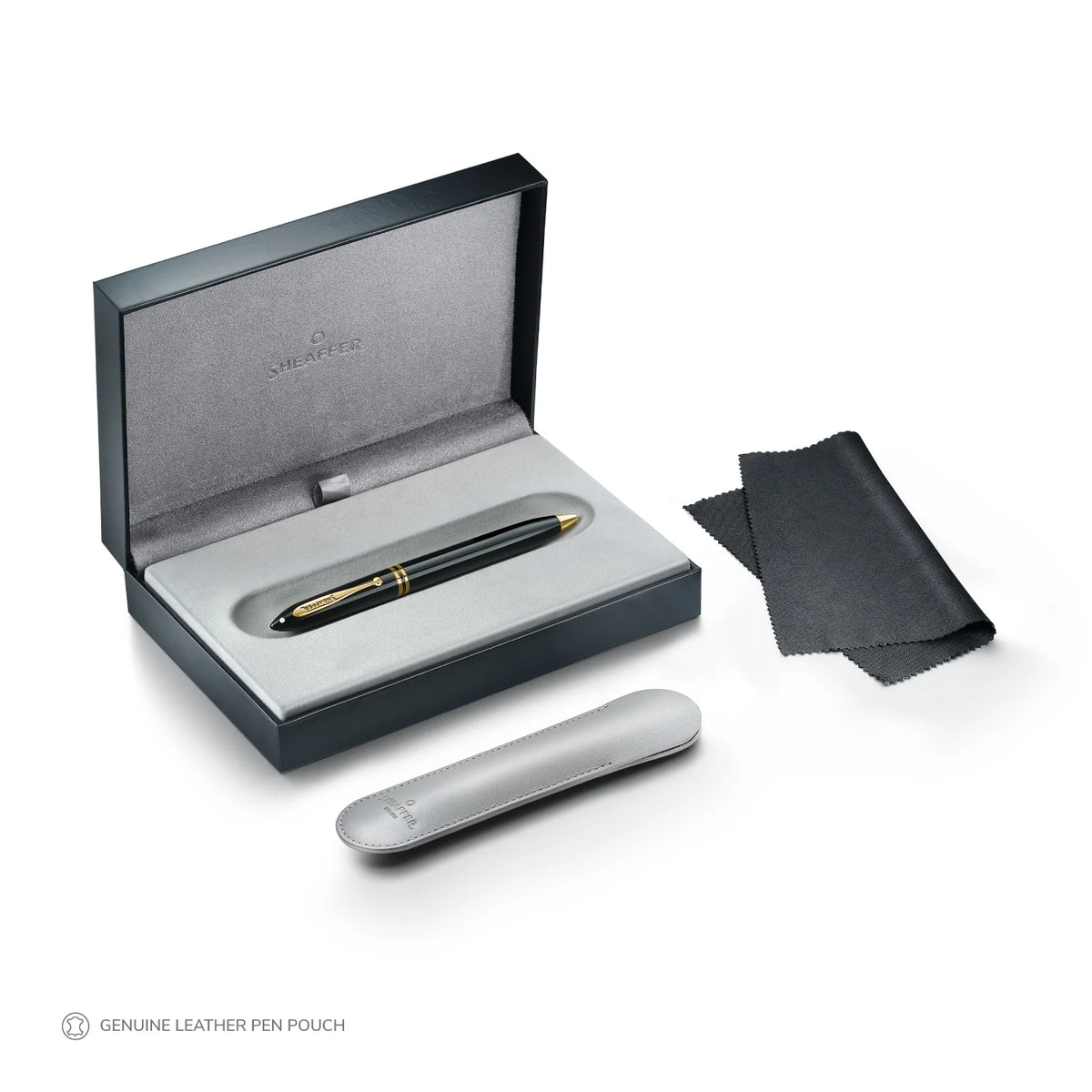 Sheaffer Balance III E893 Ballpoint - Glossy Black with Gold Trim