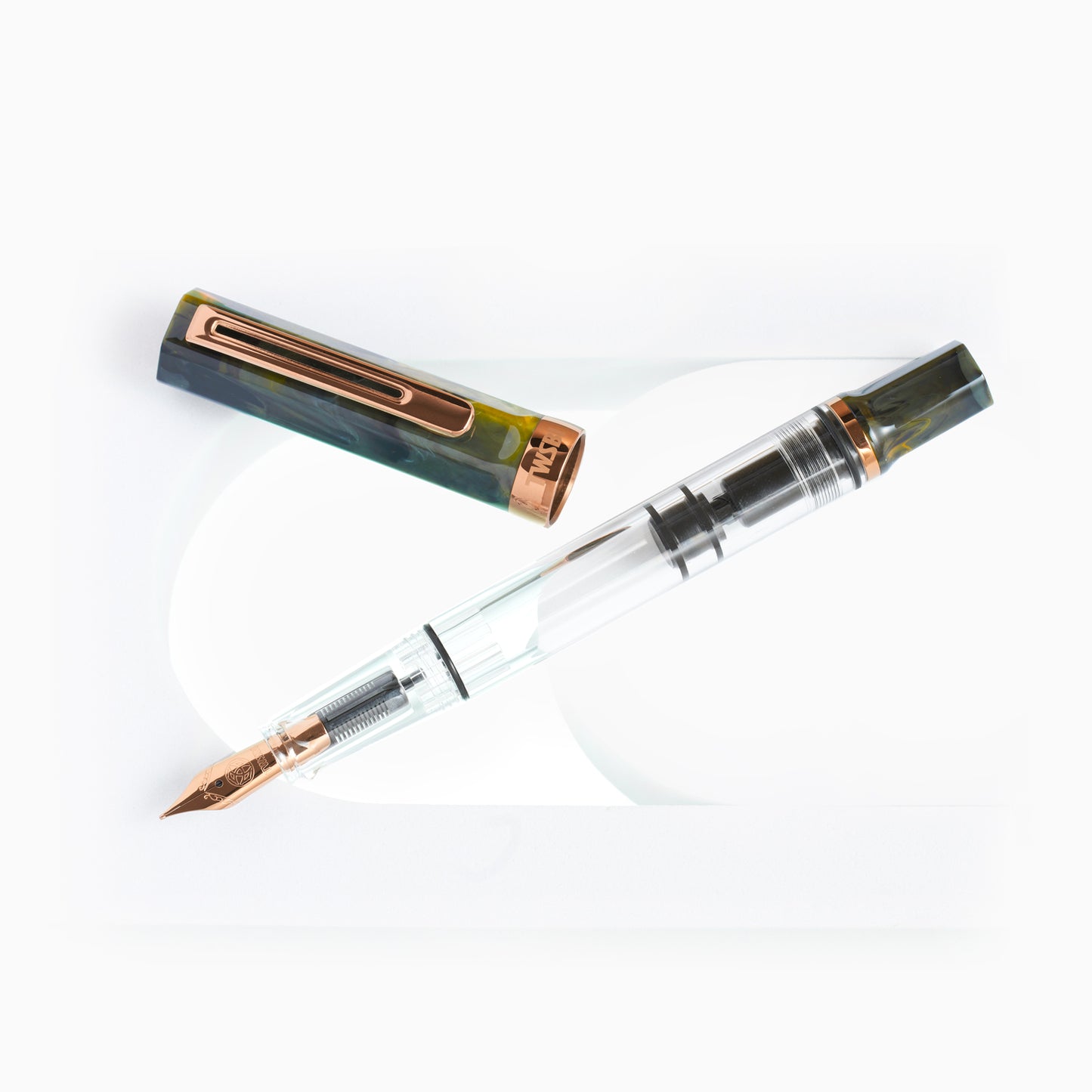 TWSBI ECO Fountain Pen  - Serpentine with Bronze Trim