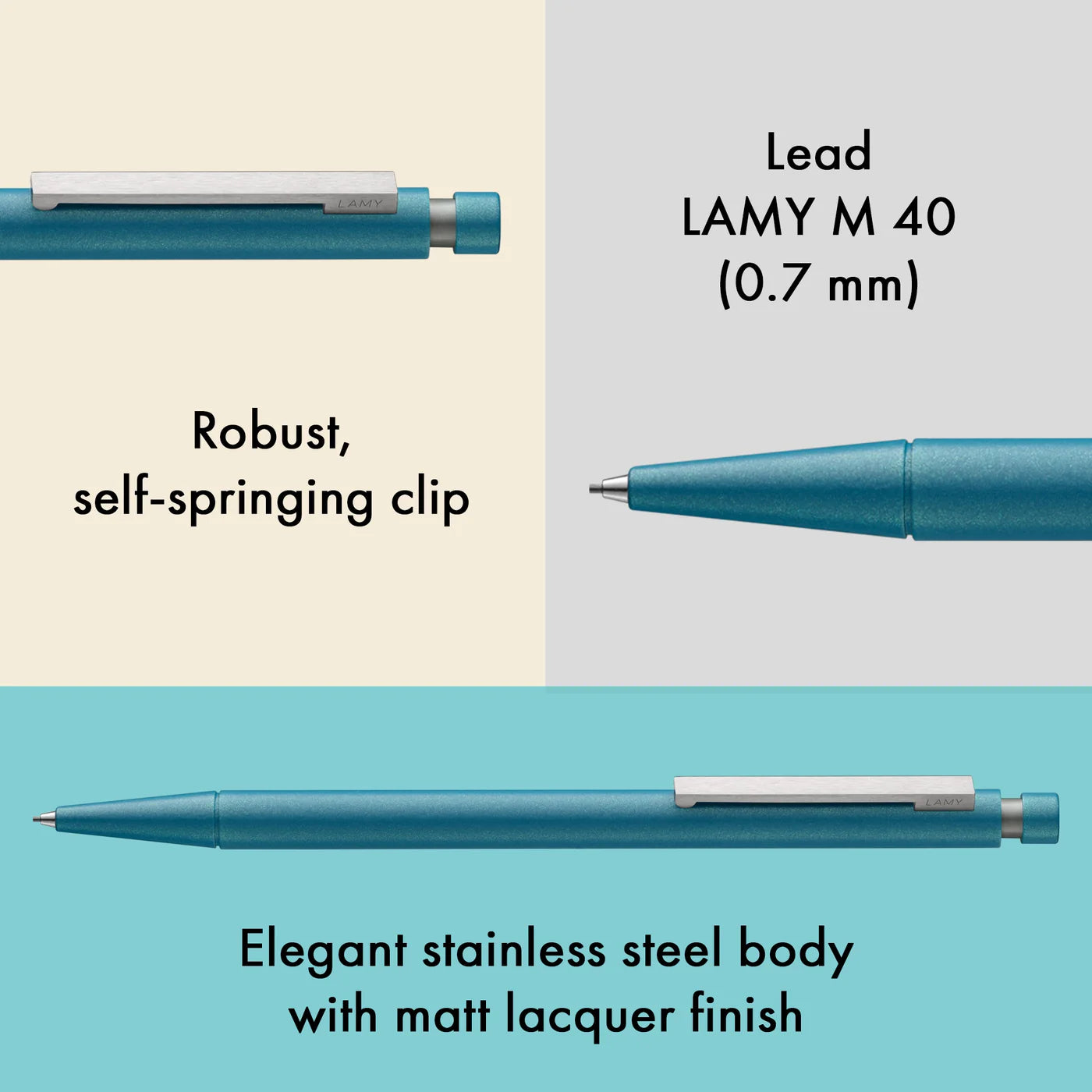 LAMY cp1 Mechanical Pencil - Aquamarine (.7MM)