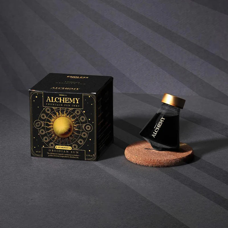 Endless Alchemy Stardust Obsidian Sun (45ml) Bottled Ink