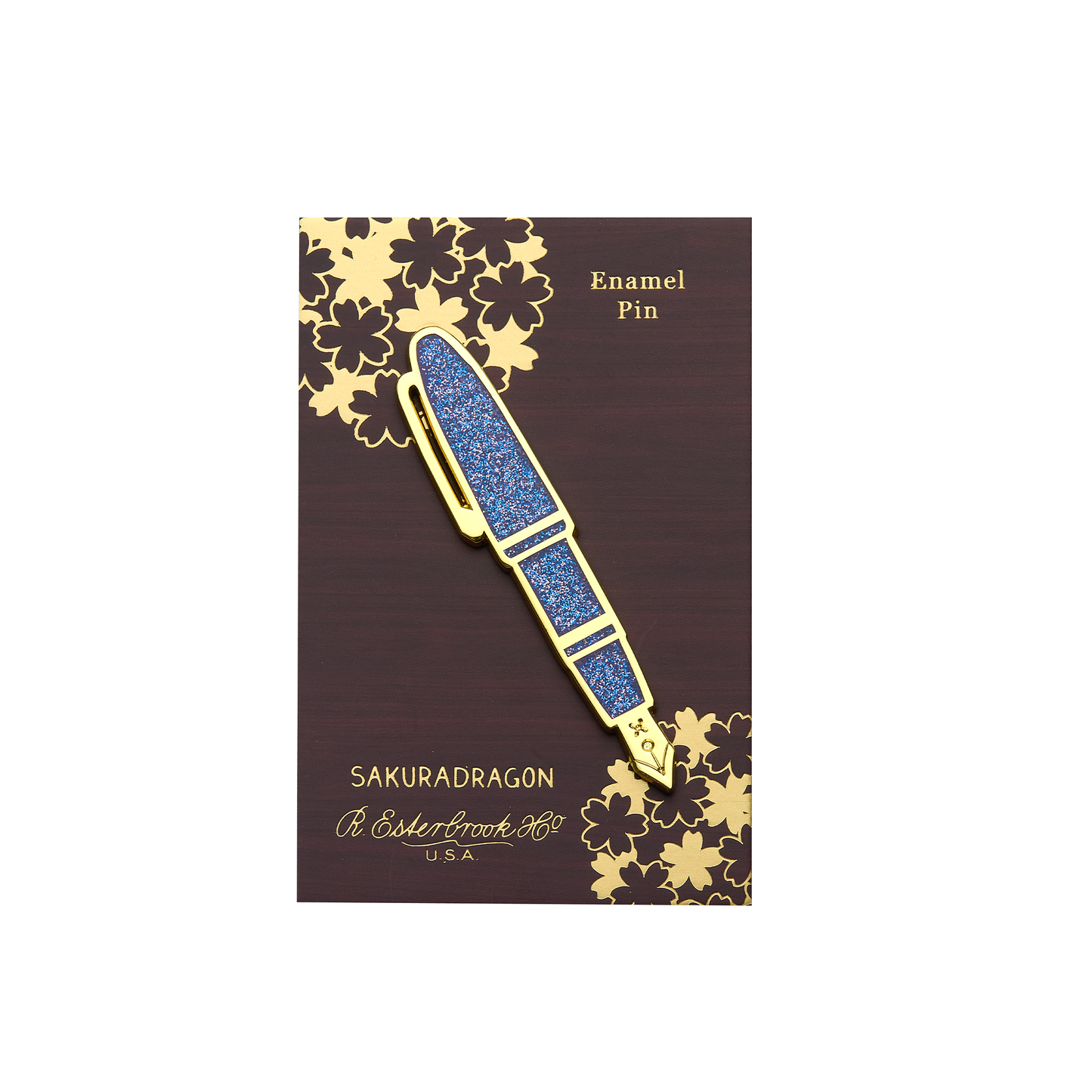 Esterbrook x Sakuradragon Lapel Pin - Sakura Street: Pen