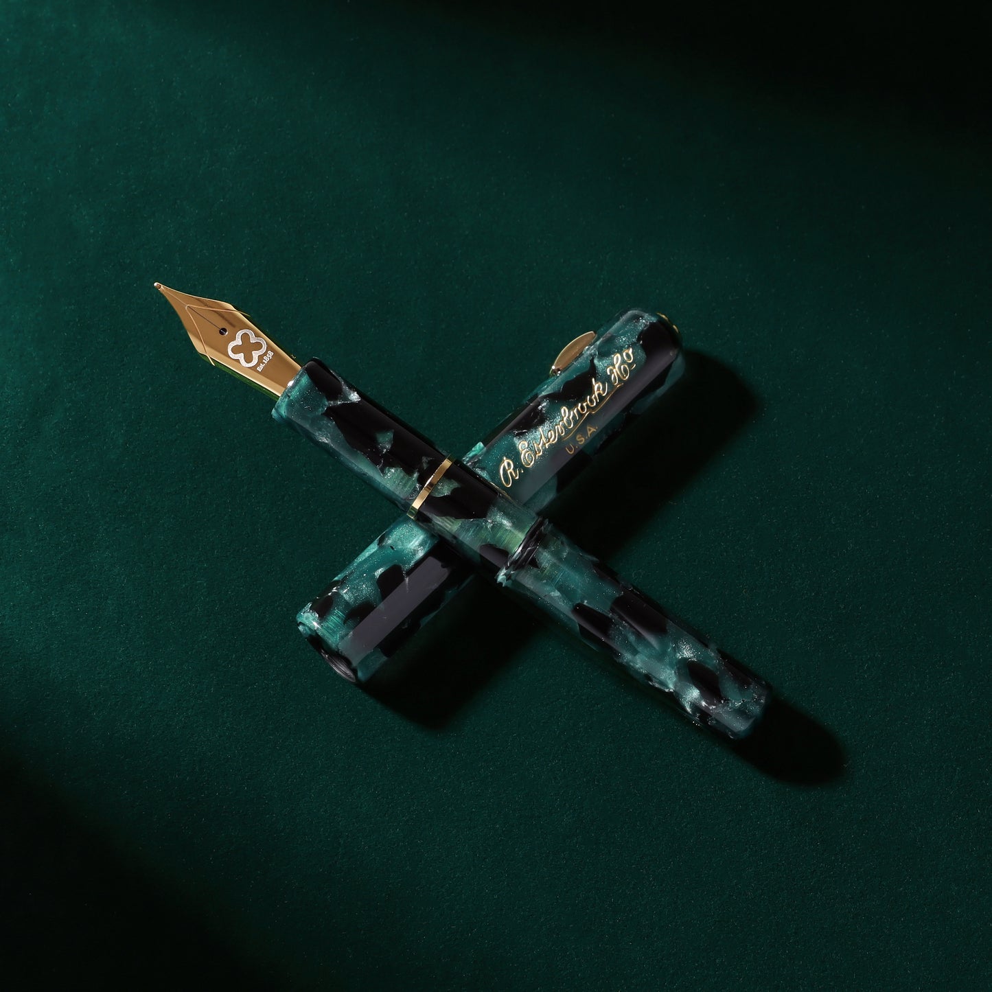 Esterbrook Niblet Fountain Pen - Evergreen with Gold Trim