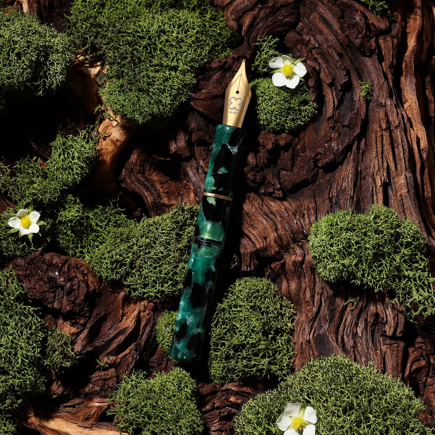 Esterbrook Niblet Fountain Pen - Evergreen with Gold Trim
