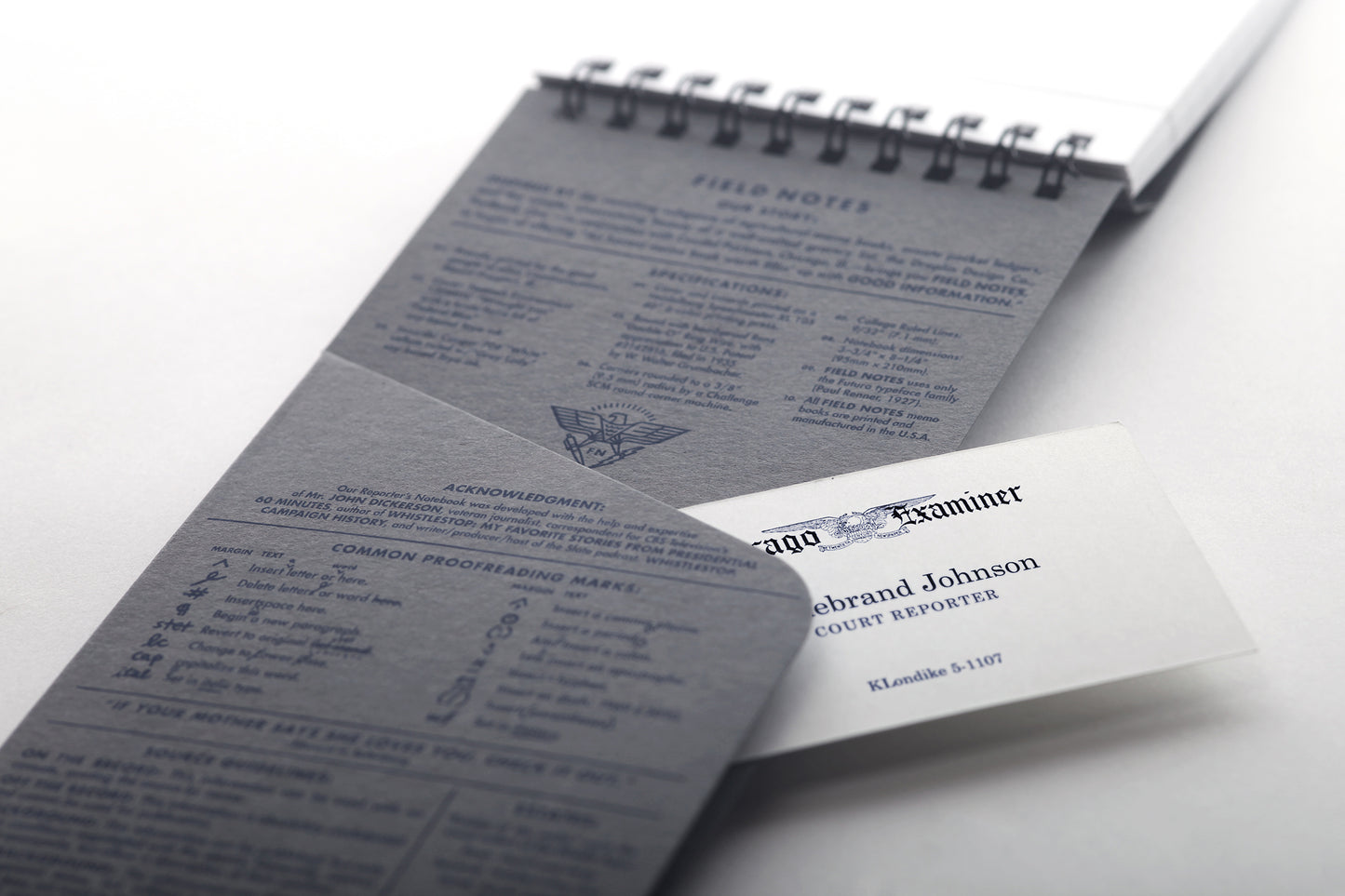 Field Notes Front Page Reporter's Notebook - Front Page (2-Pack)