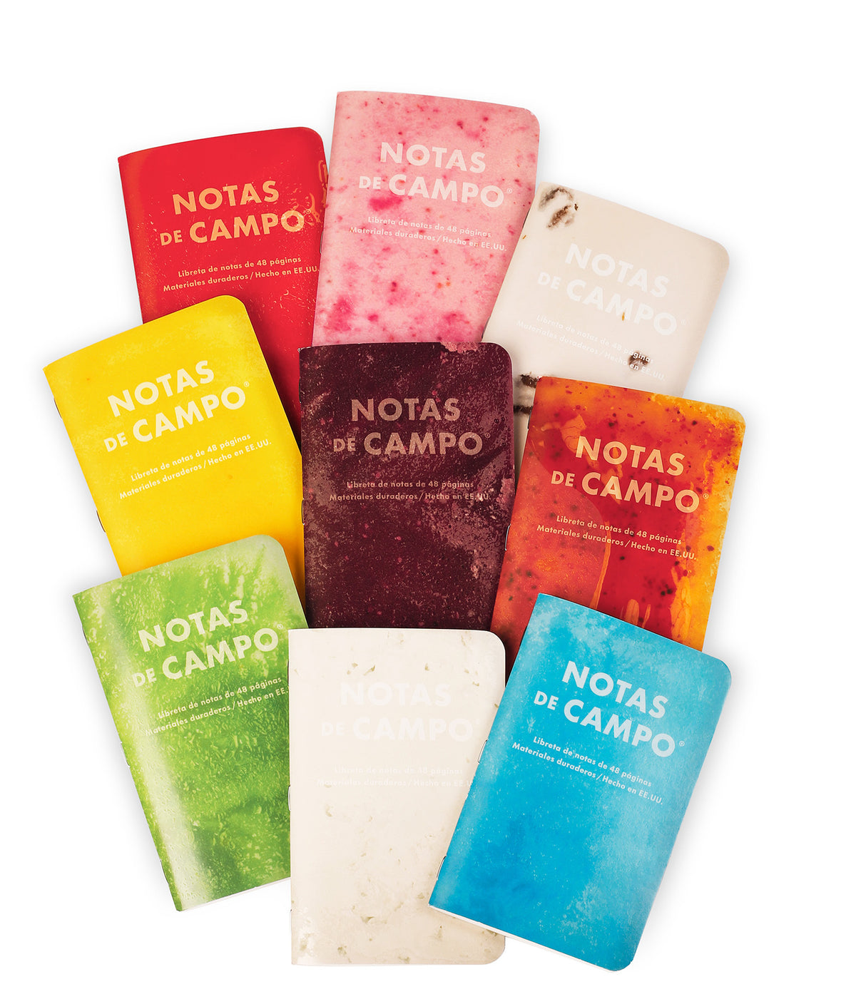 Field Notes Quarterly Edition Memo Notebook - Paletas Series C: Limón, Coco, Mango con Chamoy (3-Pack)
