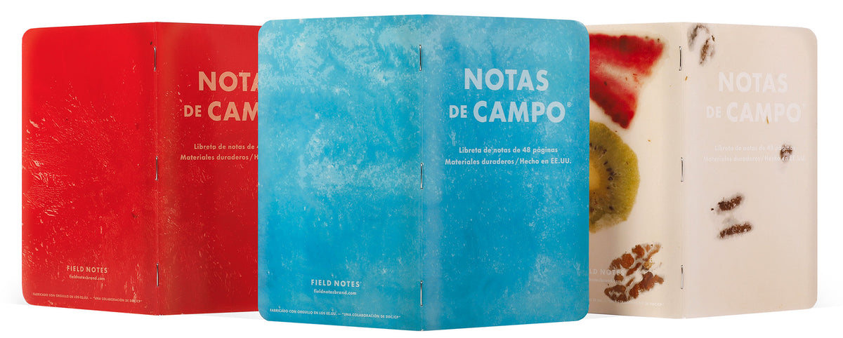 Field Notes Quarterly Edition Memo Notebook - Paletas Series A: Chicle, Sandía, Queso Crema (3-Pack)