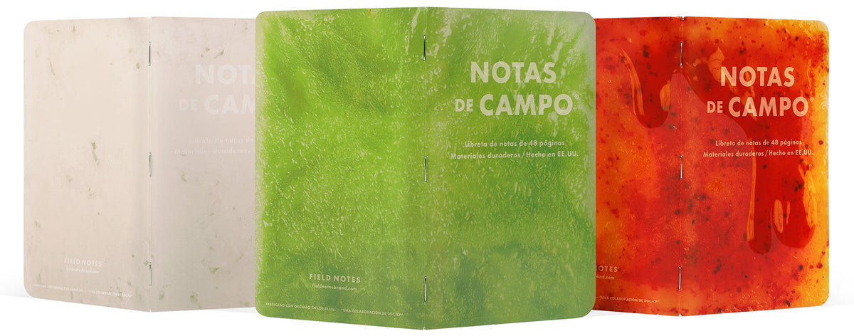 Field Notes Quarterly Edition Memo Notebook - Paletas Series C: Limón, Coco, Mango con Chamoy (3-Pack)